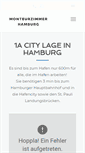 Mobile Screenshot of monteur-zimmer-hamburg.com